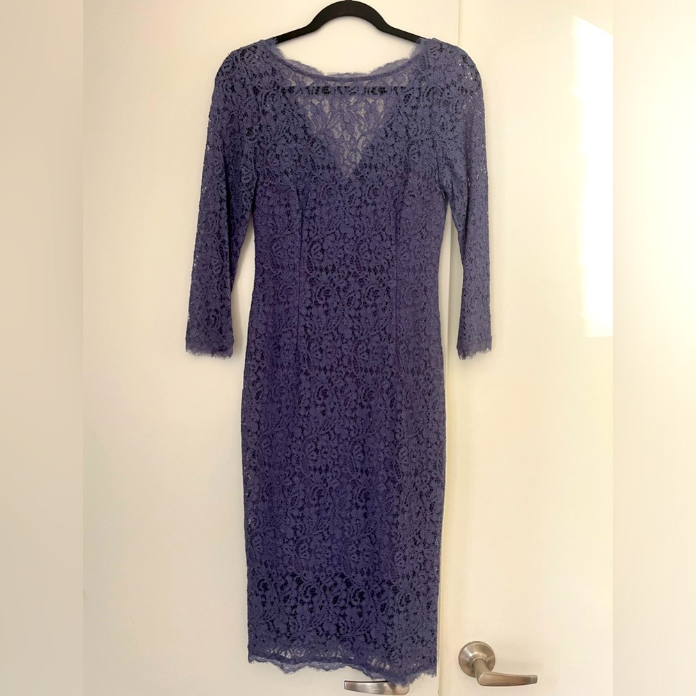 COPY - Adrianna Papell Lace Overlay Dress